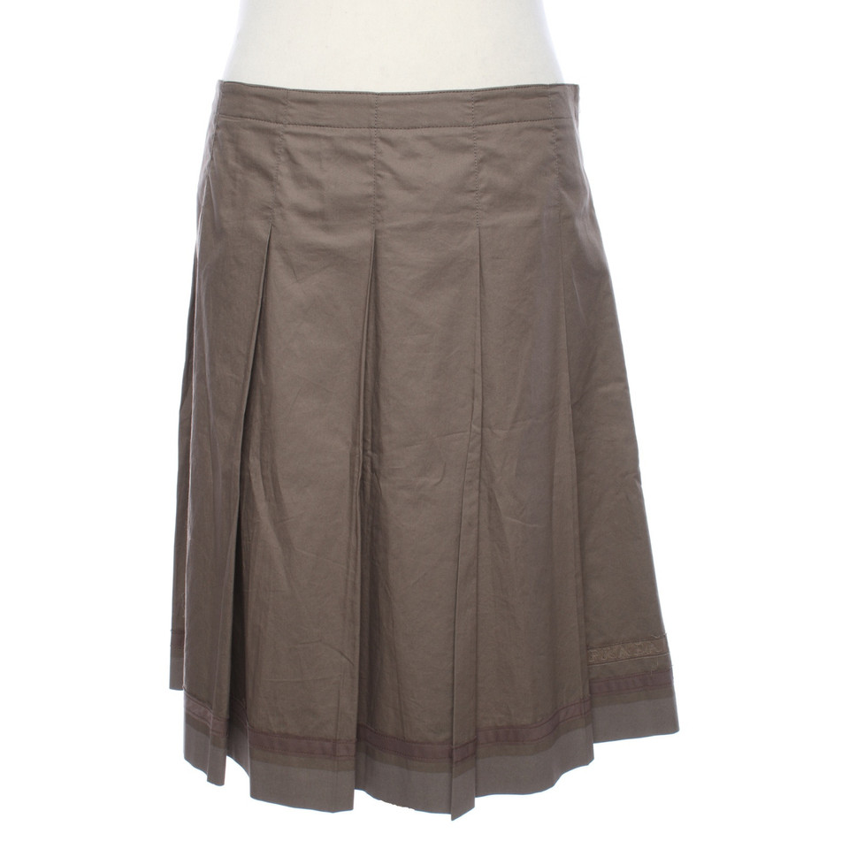 Prada Skirt Cotton in Brown