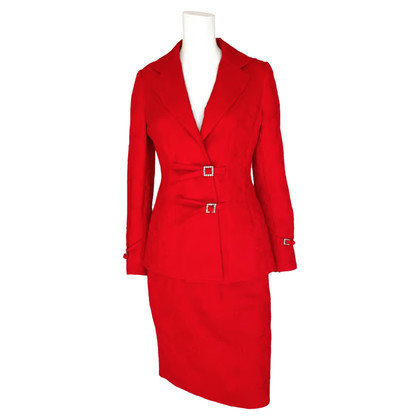 Moschino Cheap And Chic Completo in Lana in Rosso