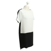 Calvin Klein Kleid in Schwarz/Weiß
