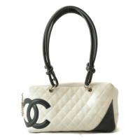 Chanel Cambon Bag aus Leder in Weiß