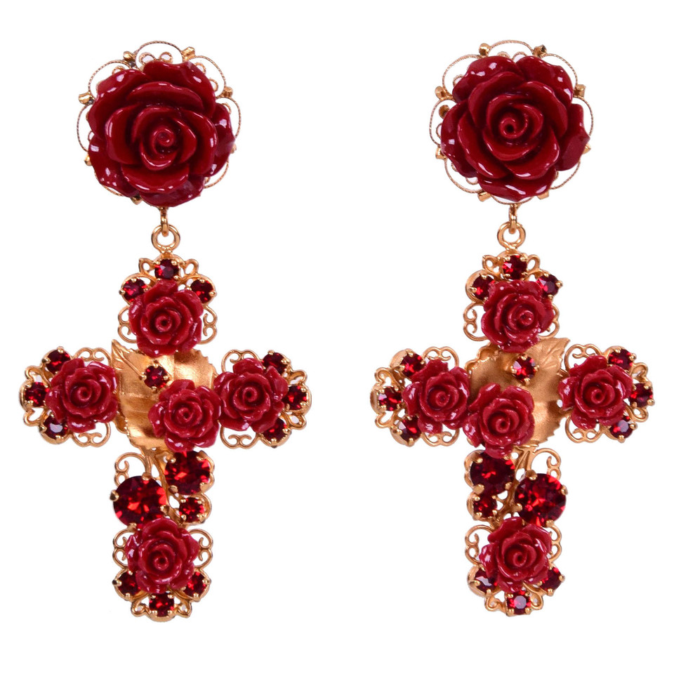 Dolce & Gabbana Boucle d'oreille en Rouge