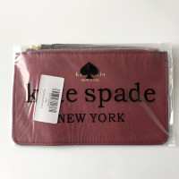 Kate Spade Clutch Bag Leather in Red
