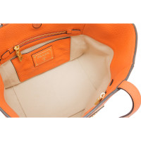 Prada Tote Bag aus Leder in Orange