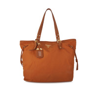 Prada Tote bag in Cotone in Arancio