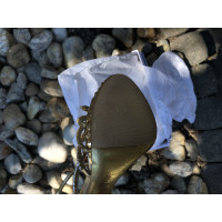 Baldinini Pumps/Peeptoes Leather in Gold