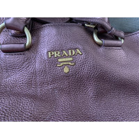 Prada Shopper aus Leder in Rosa / Pink