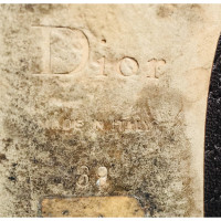 Christian Dior Décolleté/Spuntate in Pelle in Marrone