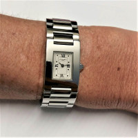 Chaumet Armbanduhr aus Stahl in Silbern