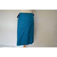 Jil Sander Rok Katoen in Blauw