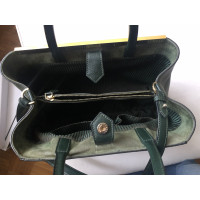 Fendi Shopper Leather in Green