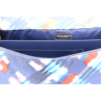Chanel Classic Flap Bag en Coton en Bleu