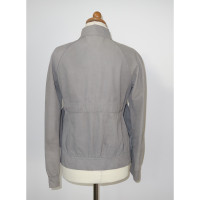 Marni Jacke/Mantel aus Leder in Grau