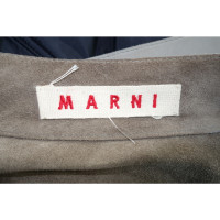 Marni Jacke/Mantel aus Leder in Grau