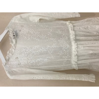 Zadig & Voltaire Kleid aus Baumwolle in Weiß