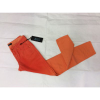 Guess Paire de Pantalon en Coton en Orange