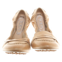 Tod's Mocassini/Ballerine in Pelle in Marrone