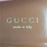 Gucci Pumps/Peeptoes aus Leder in Rosa / Pink