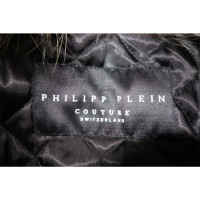Philipp Plein Giacca/Cappotto in Pelle in Marrone
