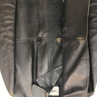 Costume National Jacke/Mantel aus Leder in Braun