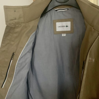 Lacoste Jacke/Mantel aus Baumwolle in Beige
