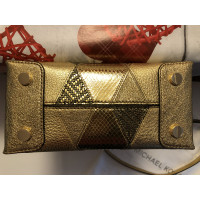 Michael Kors Shoulder bag Leather in Gold