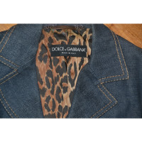 Dolce & Gabbana Blazer in Denim in Blu