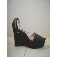 Jeffrey Campbell Wedges Jeans fabric in Grey