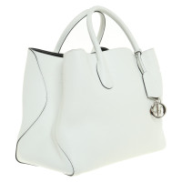 Christian Dior Bar Bag Large Leather in White