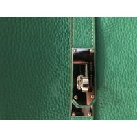 Hermès Jypsière 34 Leather in Green