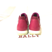 Bally Trainers Leather in Fuchsia