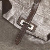 Campomaggi Handbag Leather in Silvery