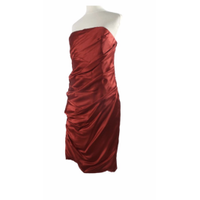 Vera Wang Kleid aus Seide in Rot