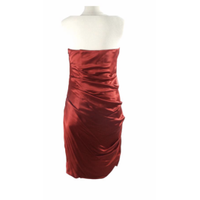 Vera Wang Robe en Soie en Rouge