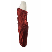 Vera Wang Kleid aus Seide in Rot
