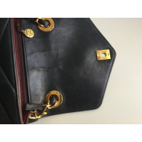 Chanel Classic Flap Bag Mini Square en Cuir en Bleu