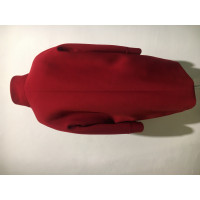 Balenciaga Jacke/Mantel aus Wolle in Rot