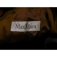 Max Mara Jacke/Mantel aus Wolle in Braun