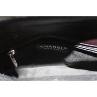 Chanel Flap Bag Lakleer in Zwart
