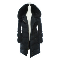 Versace Down coat with fur collar