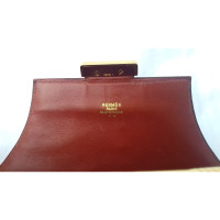 Hermès Clutch Bag Leather in Brown