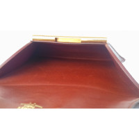 Hermès Clutch Bag Leather in Brown