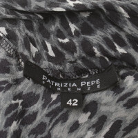 Patrizia Pepe Silk top with pattern
