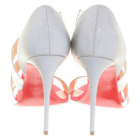 Christian Louboutin Sandals Leather in Silvery