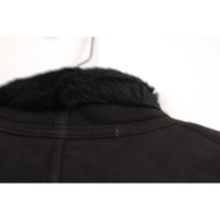 Oscar De La Renta Jacket/Coat Fur in Black