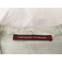 Comptoir Des Cotonniers Oberteil aus Baumwolle in Beige