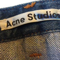 Acne Rock aus Baumwolle in Blau