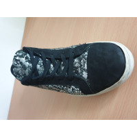 Armani Jeans Trainers Suede in Black