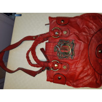 Guess Tote Bag aus Leder in Rot