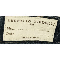 Brunello Cucinelli Hose aus Baumwolle in Blau
