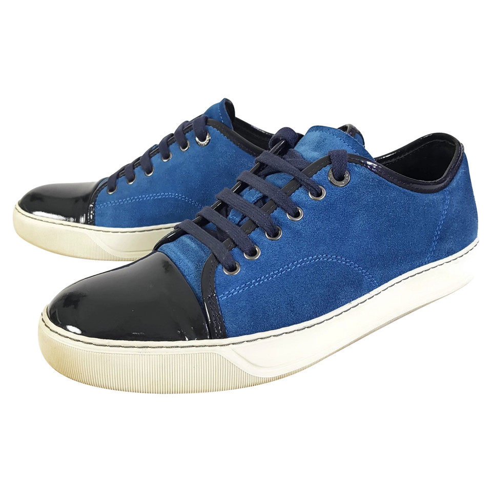 Lanvin Sneakers aus Wildleder in Blau